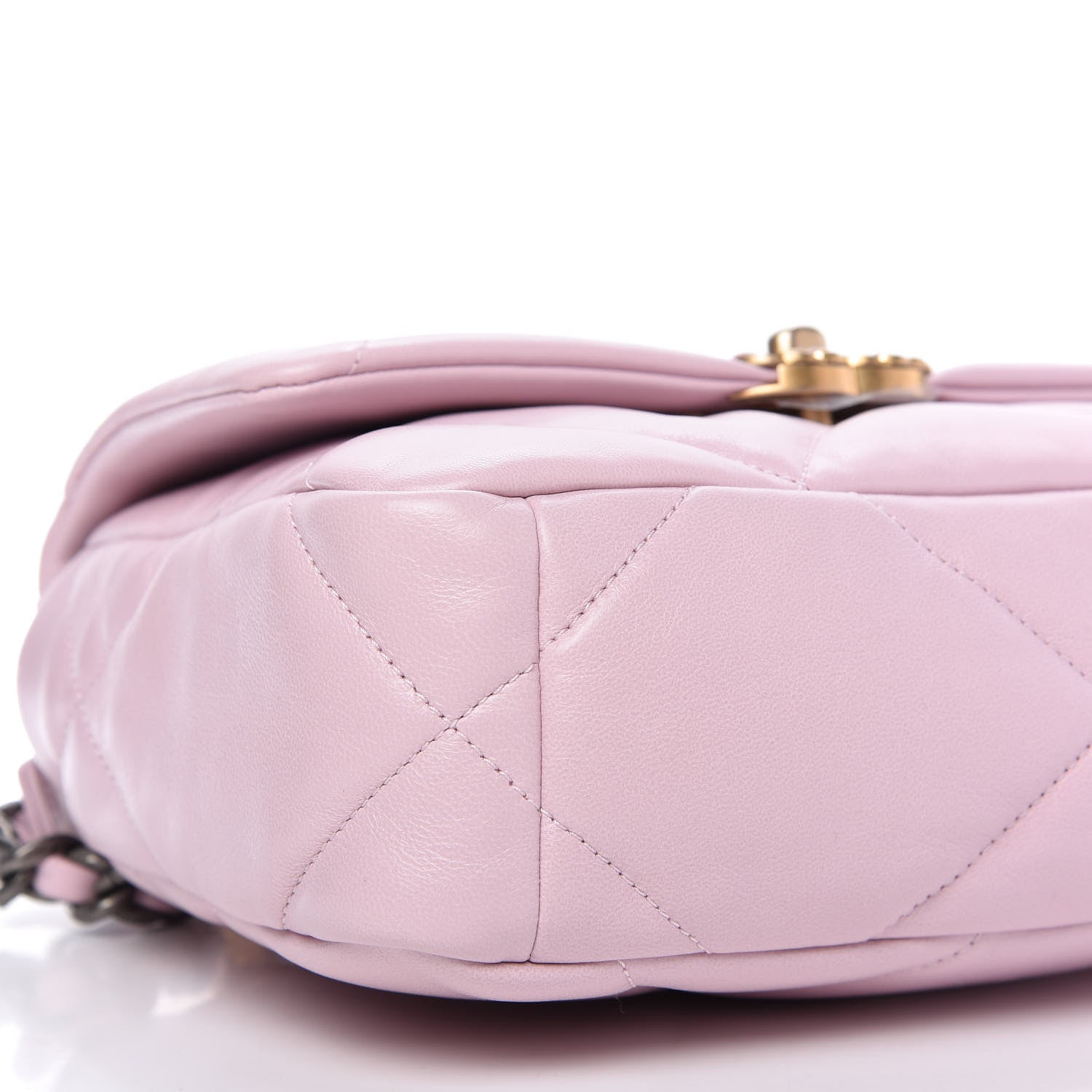 Chanel Lambskin Quilted Medium Chanel 19 Flap Light Pink 6 of 11