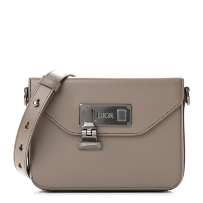 Christian Dior Smooth Calfskin Lock Messenger Bag Beige 1 of 7