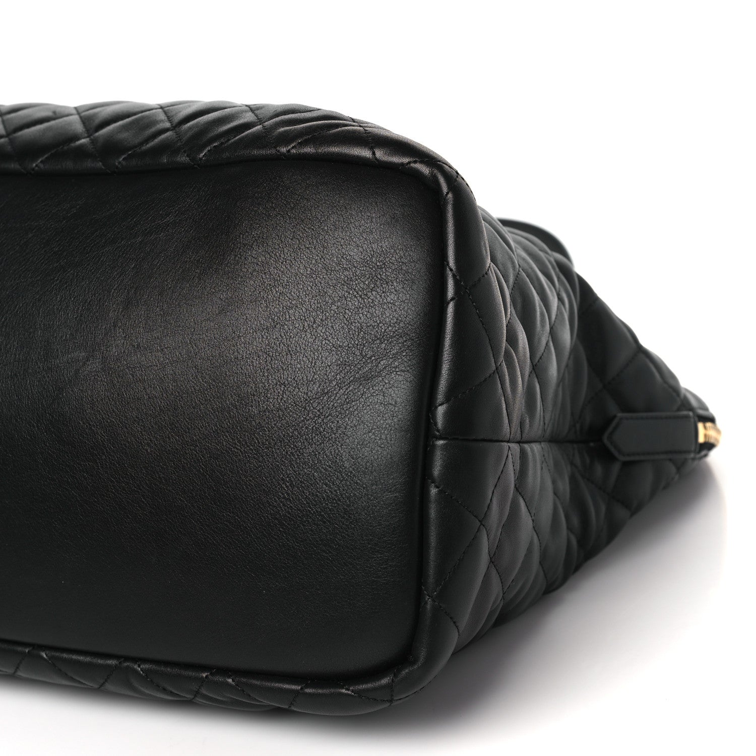 Saint Laurent Calfskin Quilted ES Giant Travel Bag Black 9 of 9