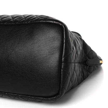 Saint Laurent Calfskin Quilted ES Giant Travel Bag Black 9 of 9