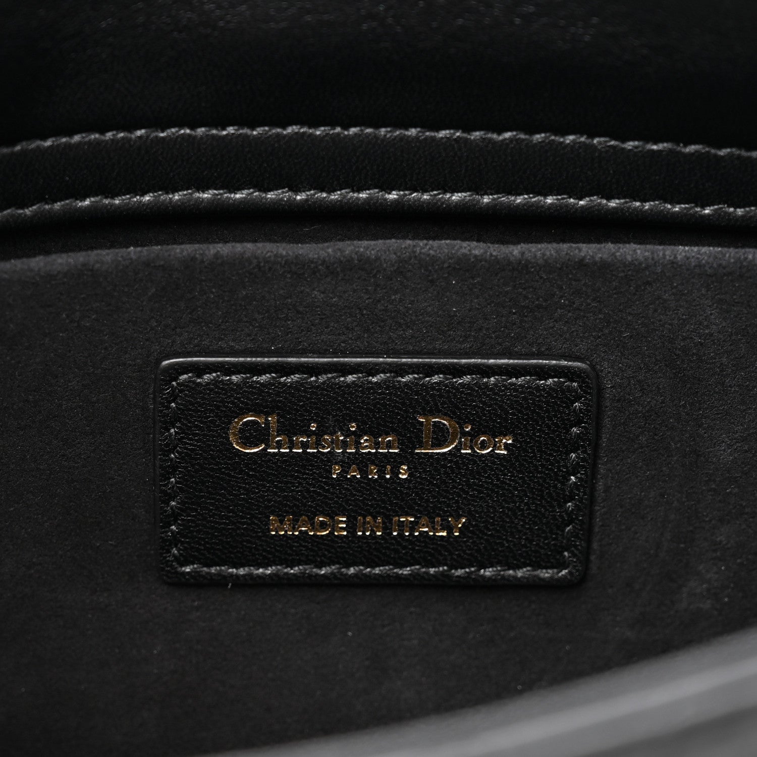 Christian Dior Lambskin Butterfly Cannage Lady D-Joy Black 6 of 10