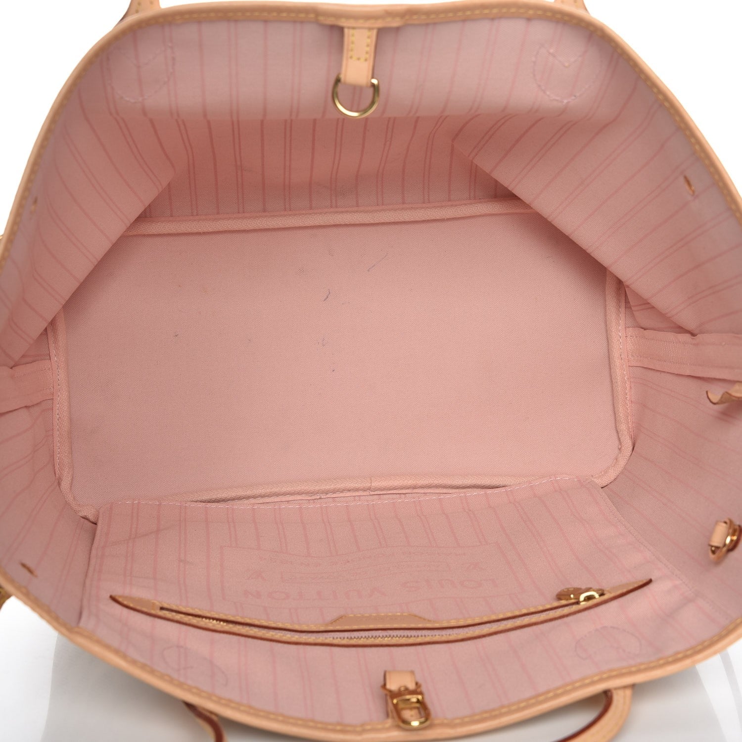 Louis Vuitton Damier Azur Neo Neverfull MM Rose Ballerine 5 of 11