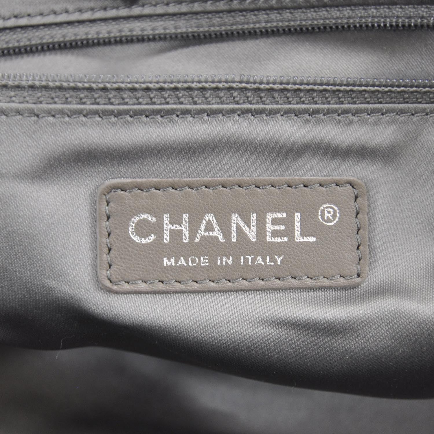 Chanel Lambskin Drawstring Tweedy Tote 7 of 9