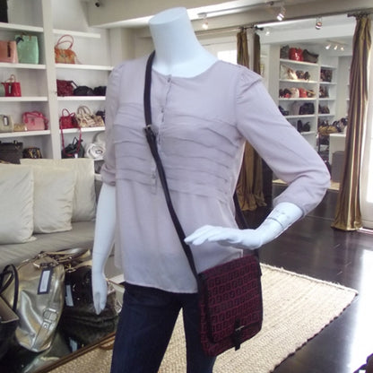 Fendi Zucchino Small Messenger Bag Red 2 of 9