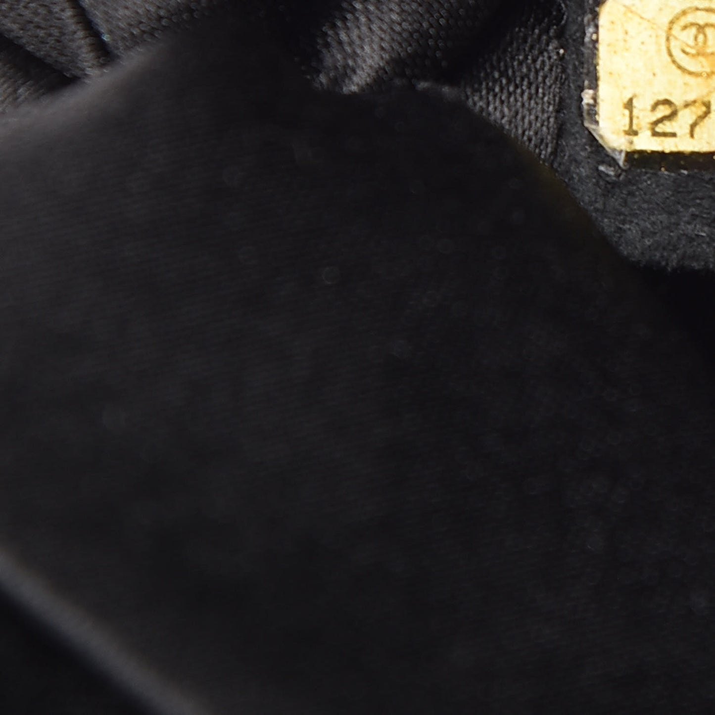 Lambskin Quilted Small Camera Case Black