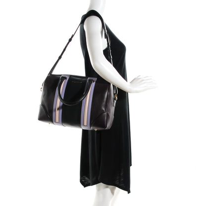 Givenchy Grained Calfskin Colorblock Medium Lucrezia Aubergine Lilac Ivory 2 of 8