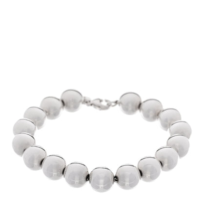 Tiffany Sterling Silver 10mm HardWear Ball Bracelet 1 of 4