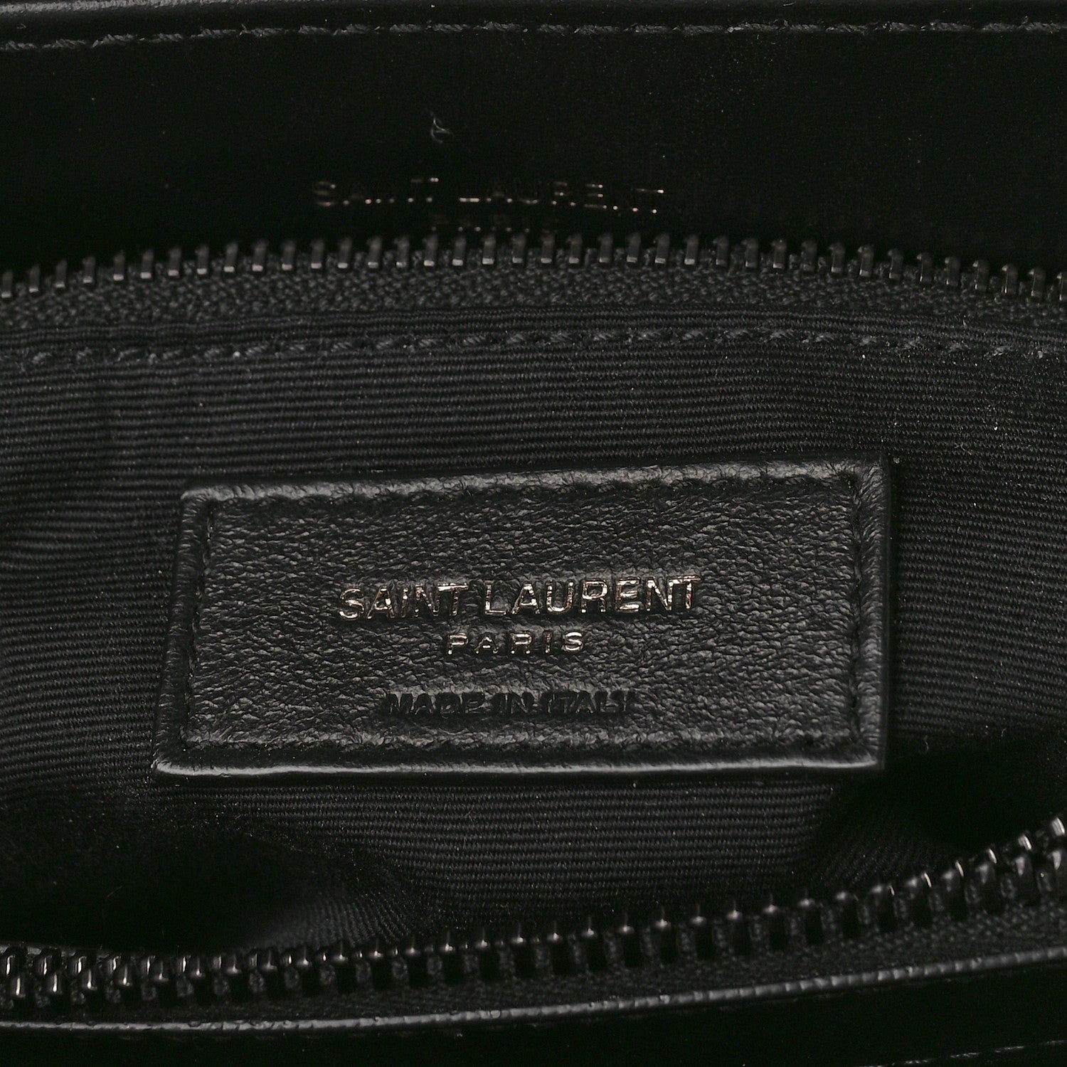 Saint Laurent Calfskin Y Quilted Monogram Monochrome Medium Loulou Chain Satchel Black 7 of 9