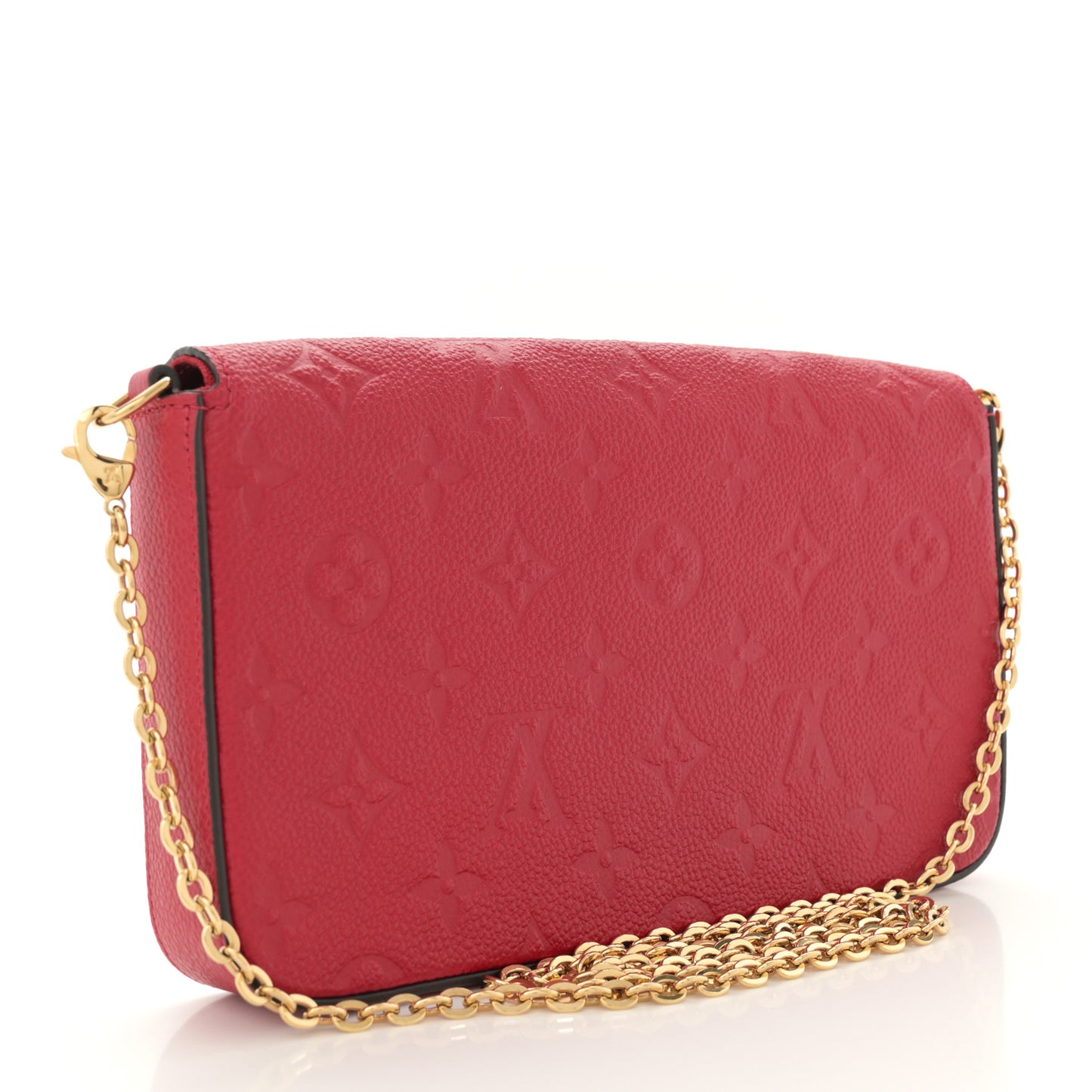Empreinte Pochette Felicie Chain Wallet Scarlet