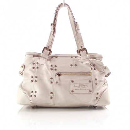 Louis Vuitton Lambskin Riveting Ecru 1 of 10