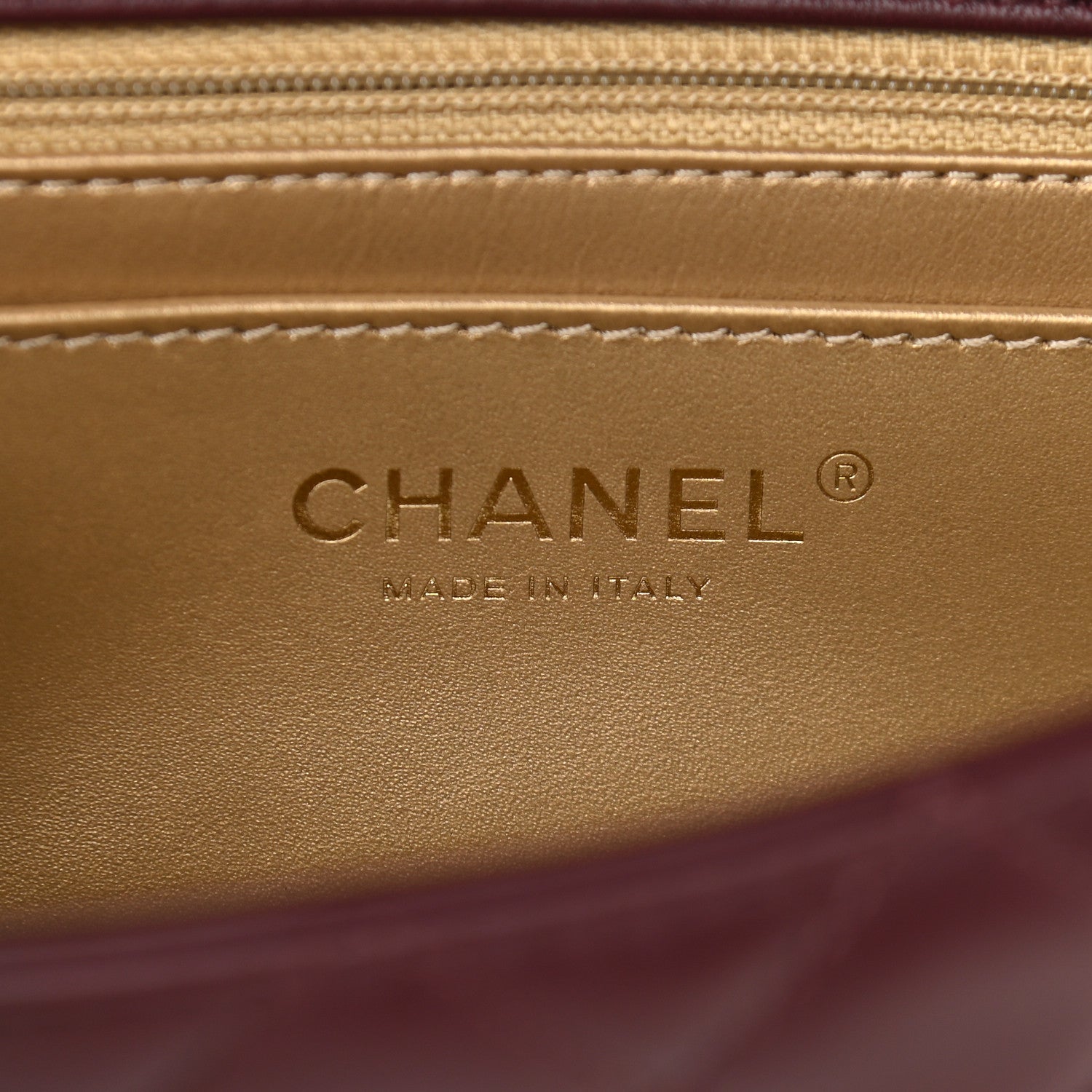 Chanel Lambskin Quilted Mini Rectangular Pearl Crush Flap Burgundy 6 of 9