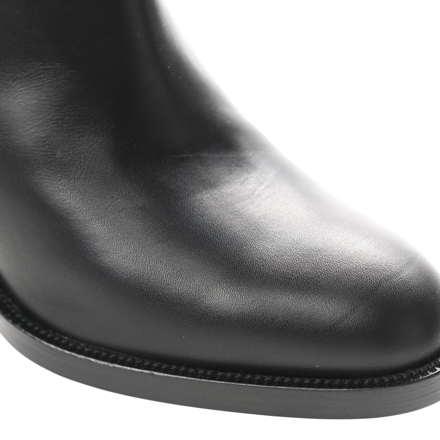 Christian Louboutin Calfskin Studded Clair De Botte 70 Boot 40 Black 9 of 11