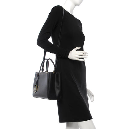 Fendi Vitello Elite Petite 2Jours Tote Black 2 of 8