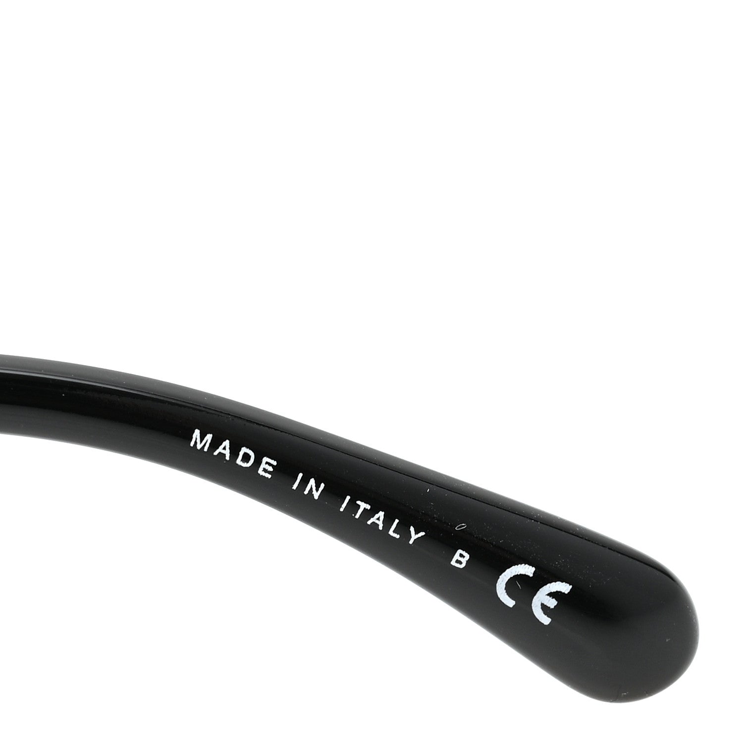 Chanel Acetate Strass Polarized Square Sunglasses 5422-B Black White 6 of 8