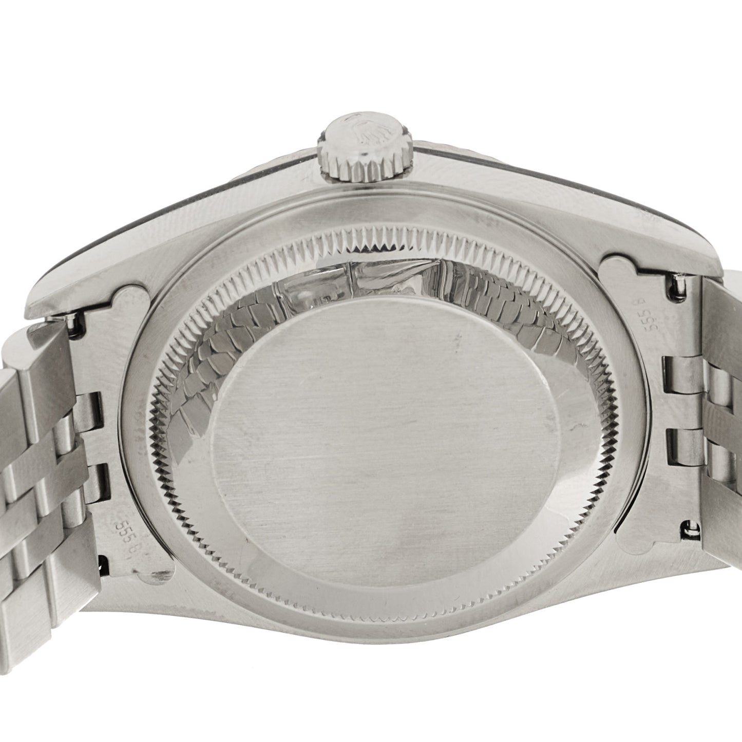 Stainless Steel 18K White Gold 36mm Oyster Perpetual Datejust Watch Silver 16234