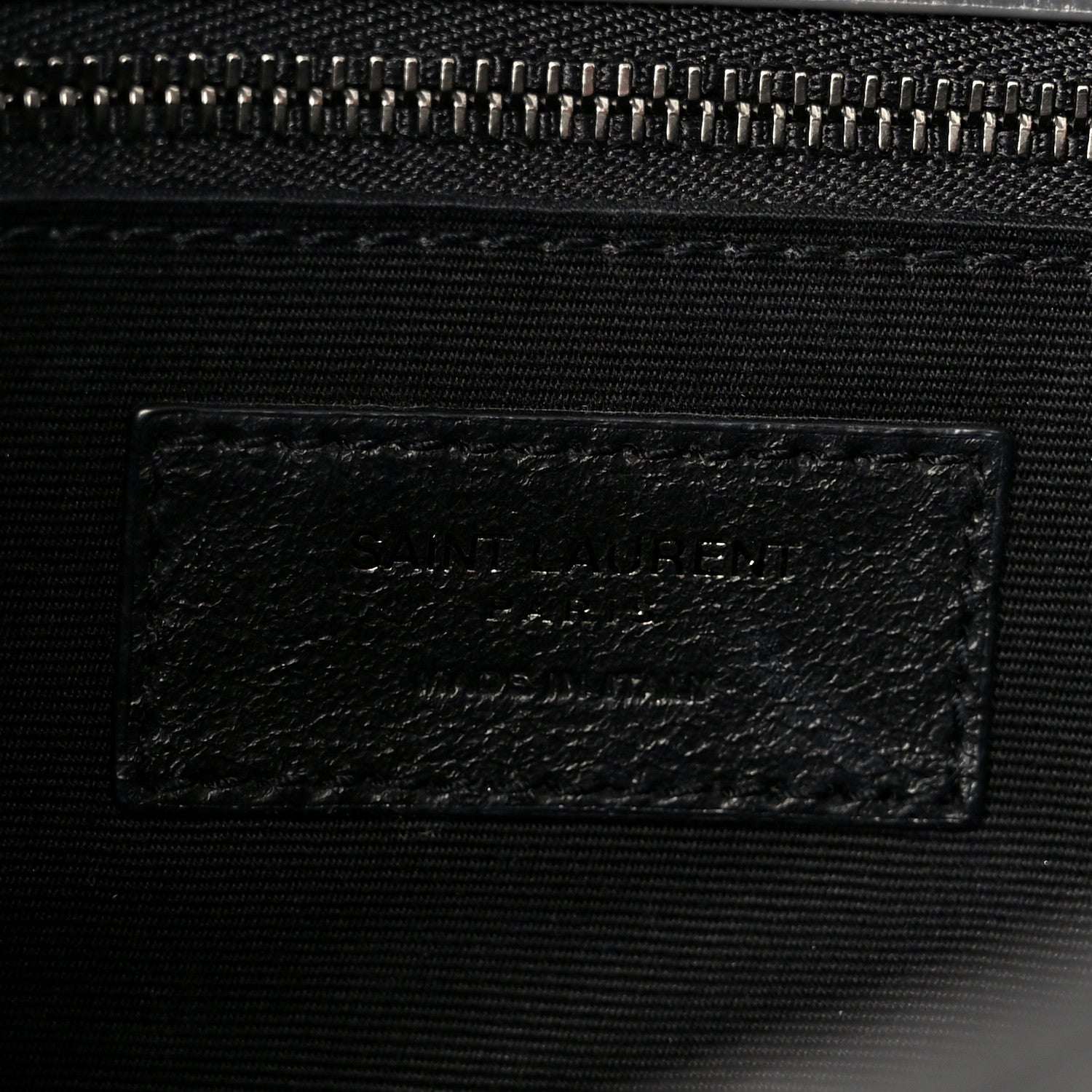 Saint Laurent Crinkled Calfskin Matelasse Monogram Medium Niki Chain Satchel Fog 7 of 11