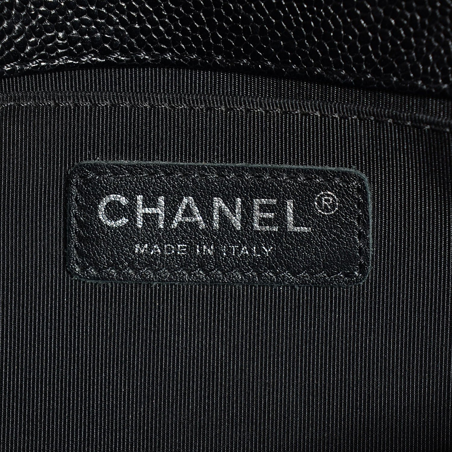 Chanel Caviar Quilted Medium Boy Flap Black 7 of 9