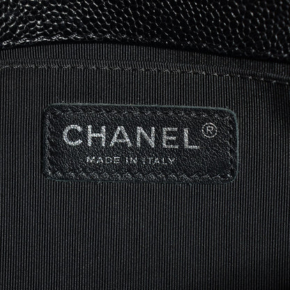 Chanel Caviar Quilted Medium Boy Flap Black 7 of 9
