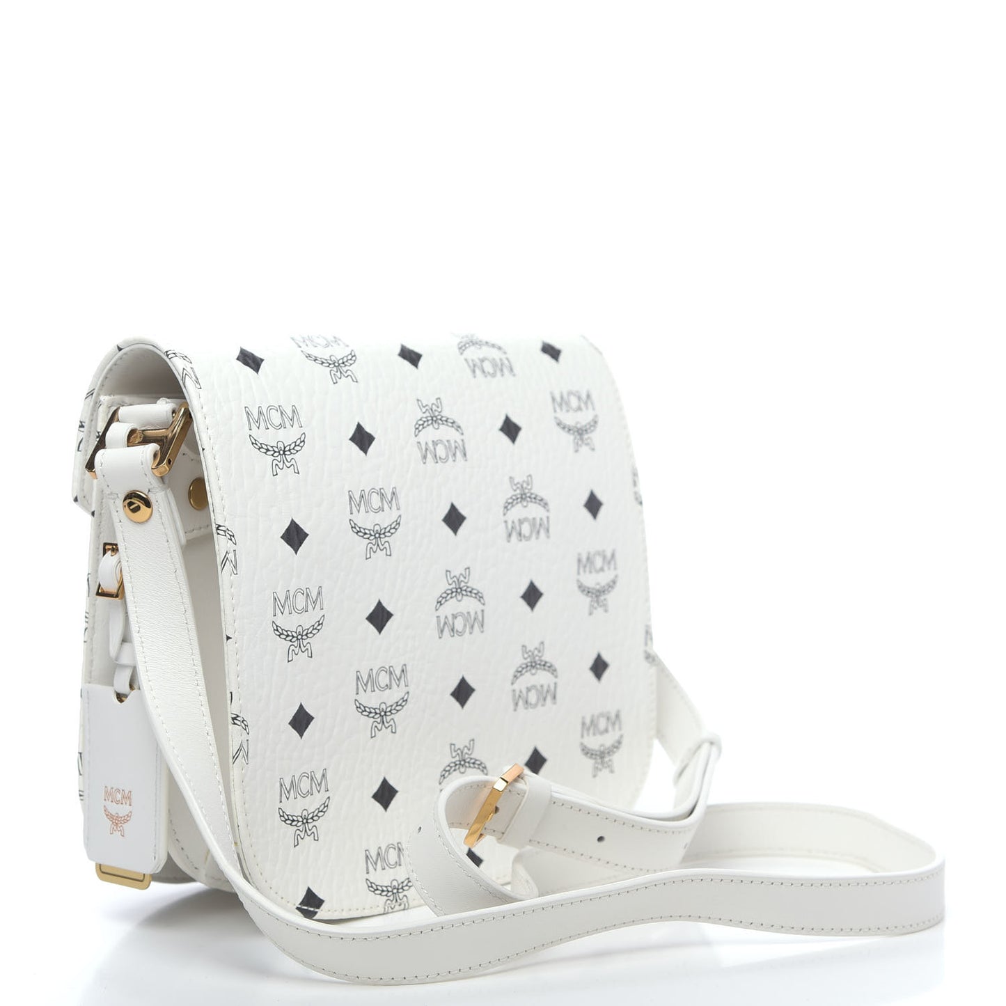 Visetos Small Patricia Crossbody Bag White
