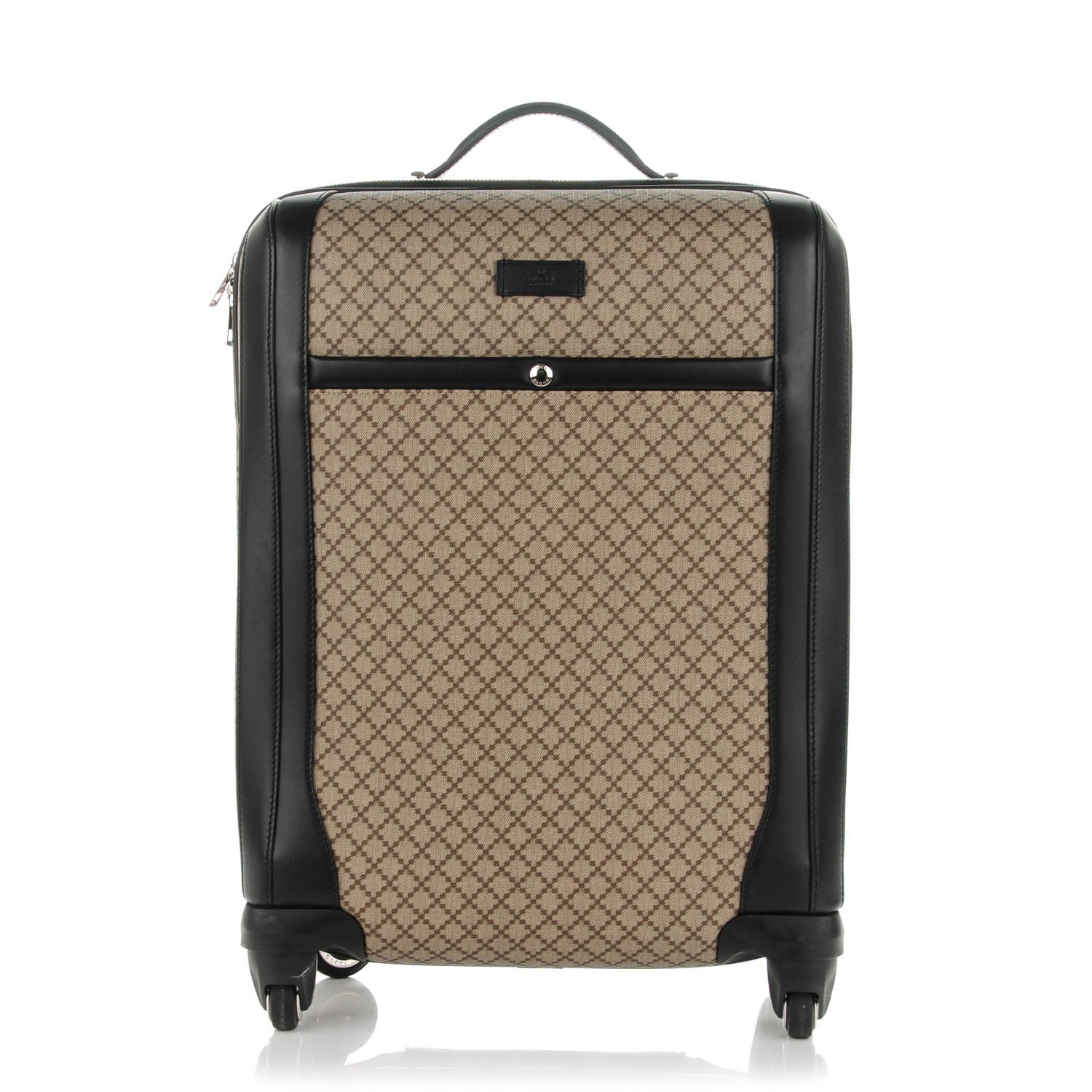 Gucci Diamante Plus Four Wheel Carry On Trolley Dark Brown 1 of 8