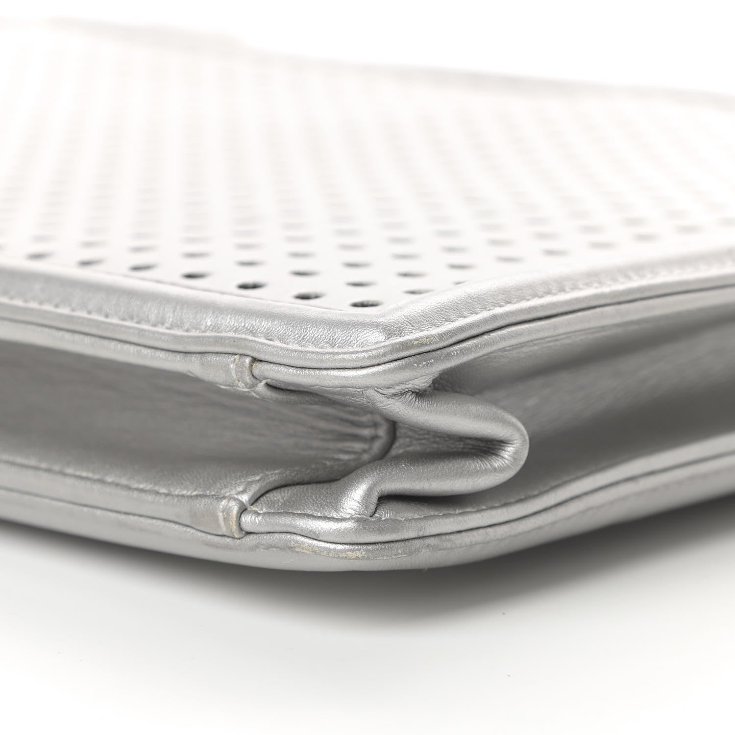 Chanel Lambskin LED Boy 2.0 Clutch Silver 14 of 15
