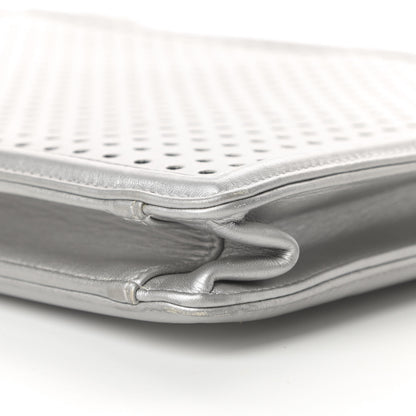 Chanel Lambskin LED Boy 2.0 Clutch Silver 14 of 15
