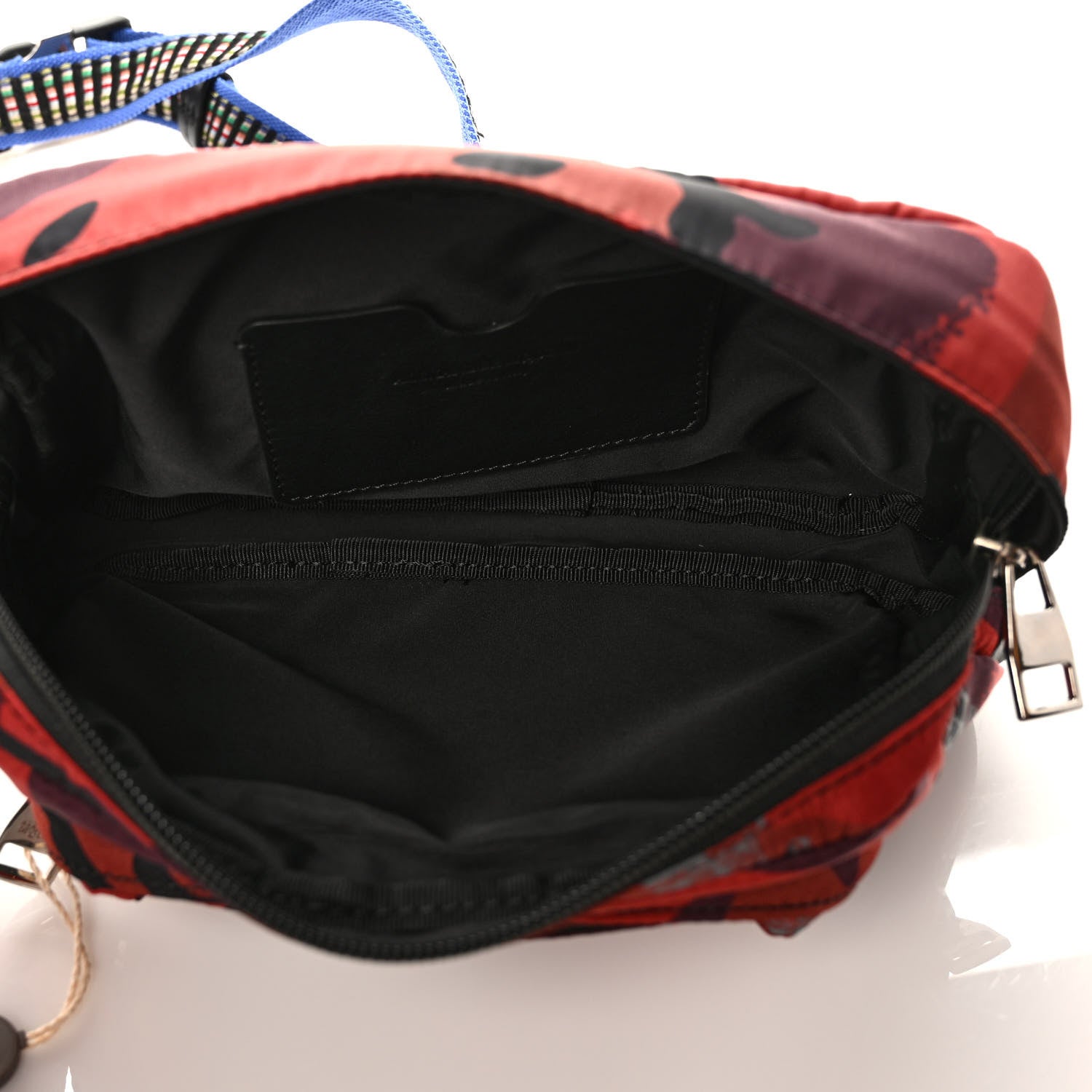 Alexander McQueen Nylon Camoflauge Belt Bag Red Multicolor 4 of 7