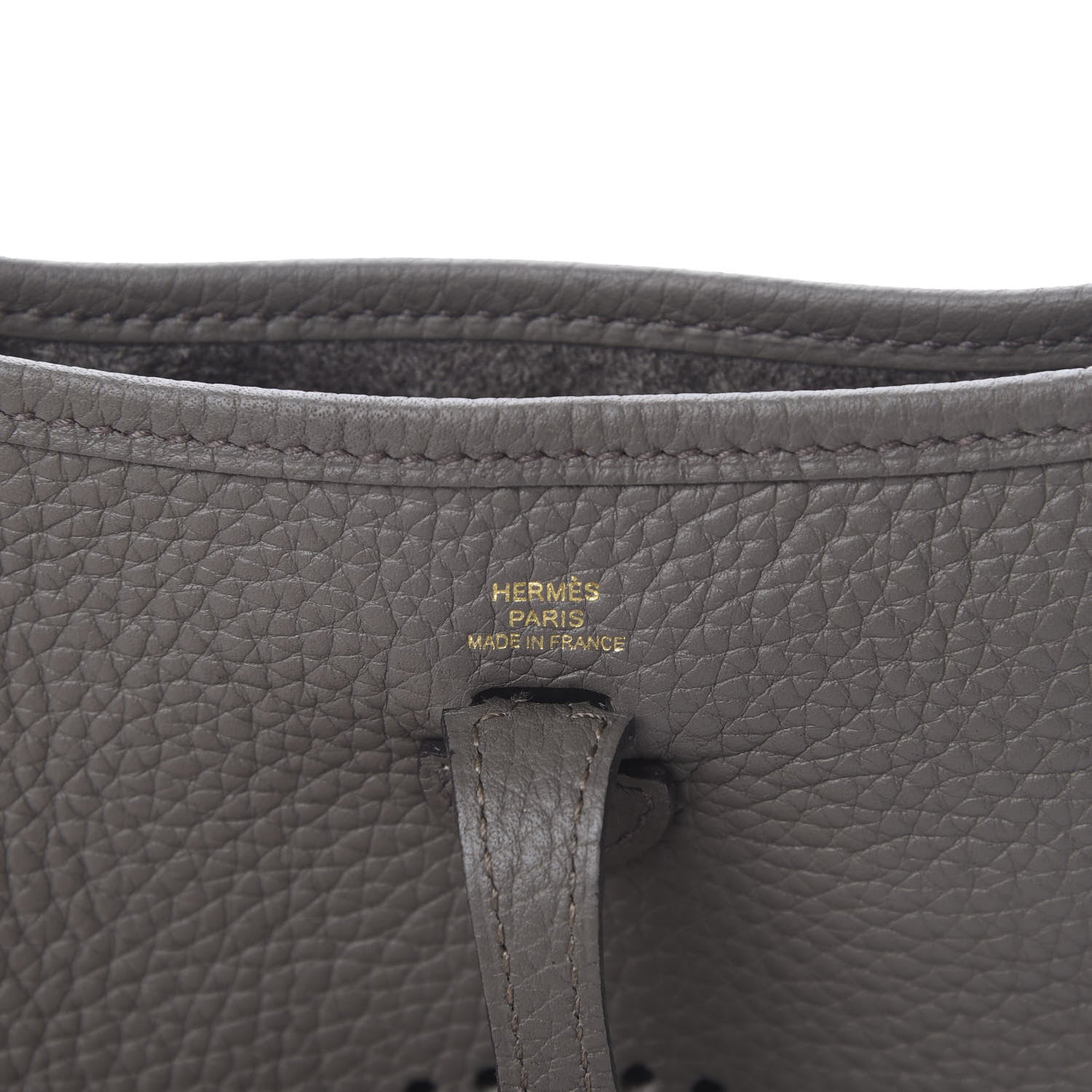 Hermes Taurillon Clemence Evelyne TPM Etain 6 of 11