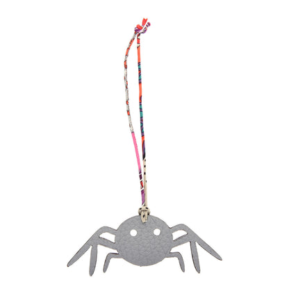 Hermes Togo Petit H Spider Bag Charm Gris Mouette 1 of 3