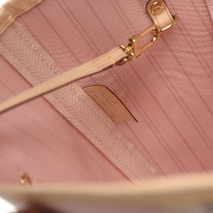 Louis Vuitton Damier Azur Tahitienne Neverfull MM 7 of 11