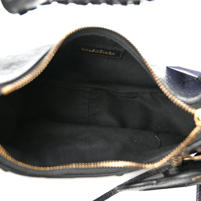 Balenciaga Agneau Arena Pin Embellished Le Cagole Shoulder Bag XS Black 5 of 10