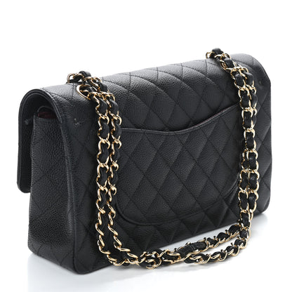 Chanel Caviar Quilted Medium Double Flap Black 3 of 11