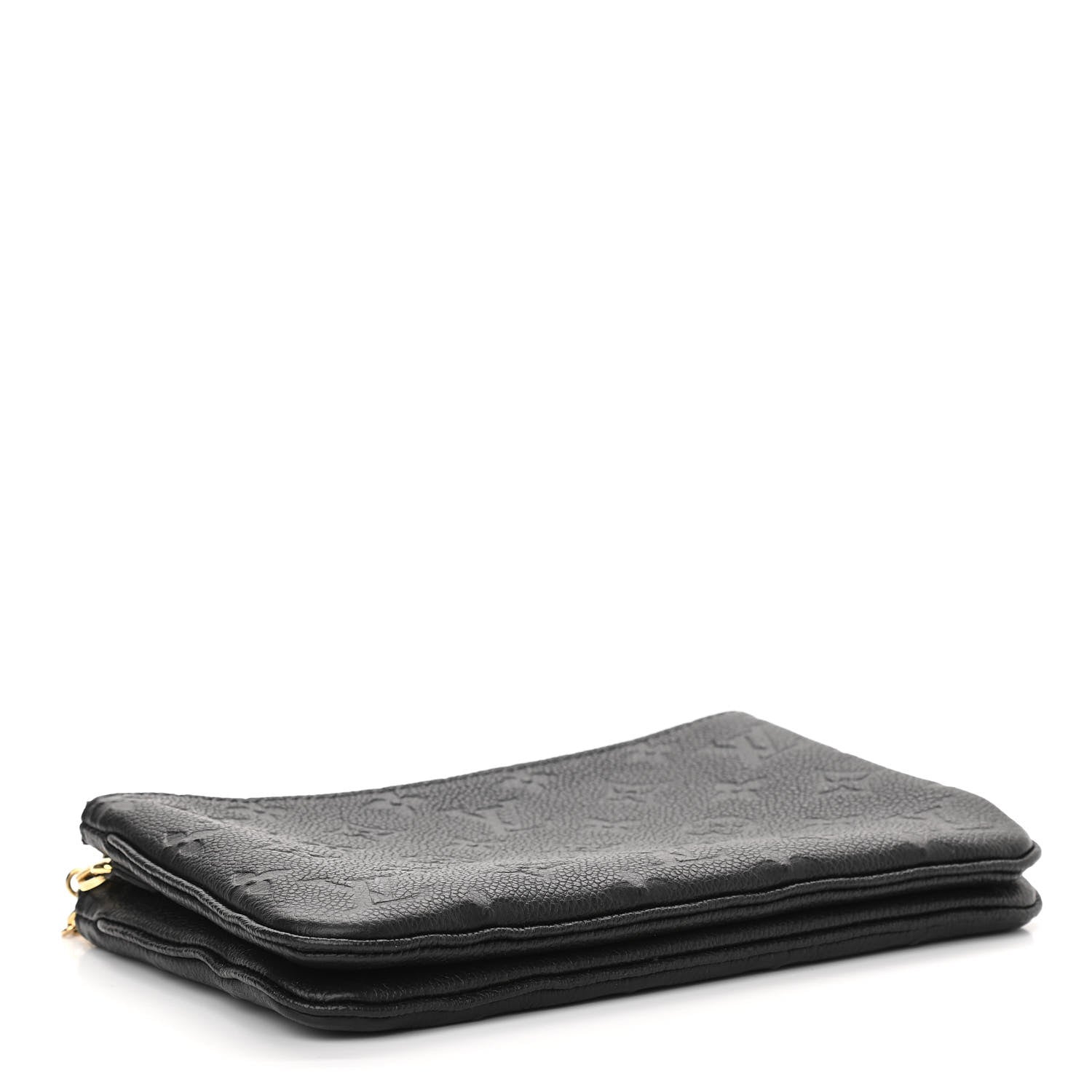 Louis Vuitton Empreinte Double Zip Pochette Black 4 of 12