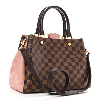 Louis Vuitton Damier Ebene Cuir Taurillon Brittany Magnolia 3 of 10