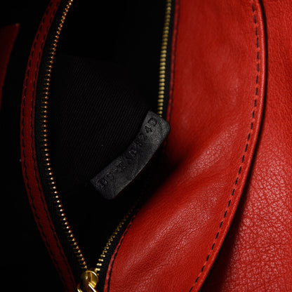 Valentino Garavani Patent Large Histoire Red 9 of 10