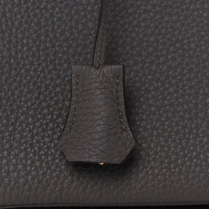 Hermes Togo Birkin 25 Etain 31 of 36