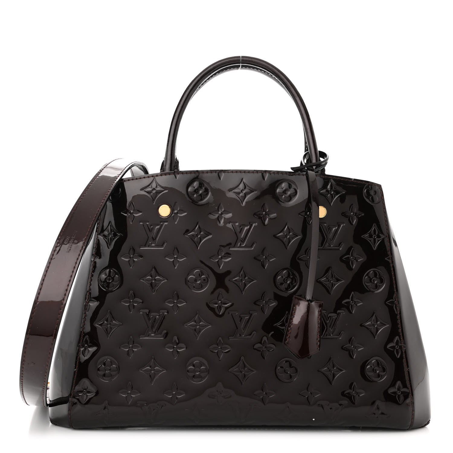 Louis Vuitton Vernis Montaigne MM Amarante 1 of 10