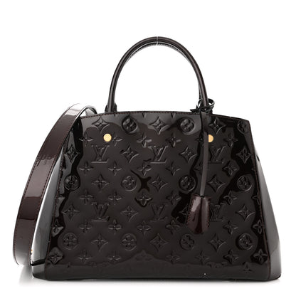 Louis Vuitton Vernis Montaigne MM Amarante 1 of 10
