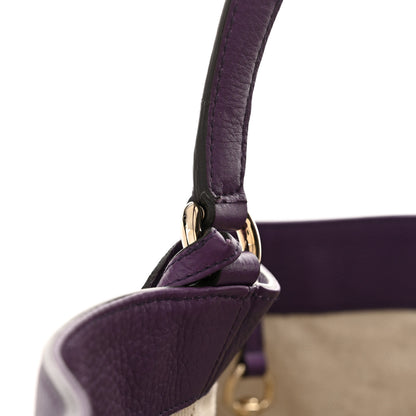 Gucci Pebbled Calfskin Large Soho Shoulder Bag Shine Purple 12 of 12