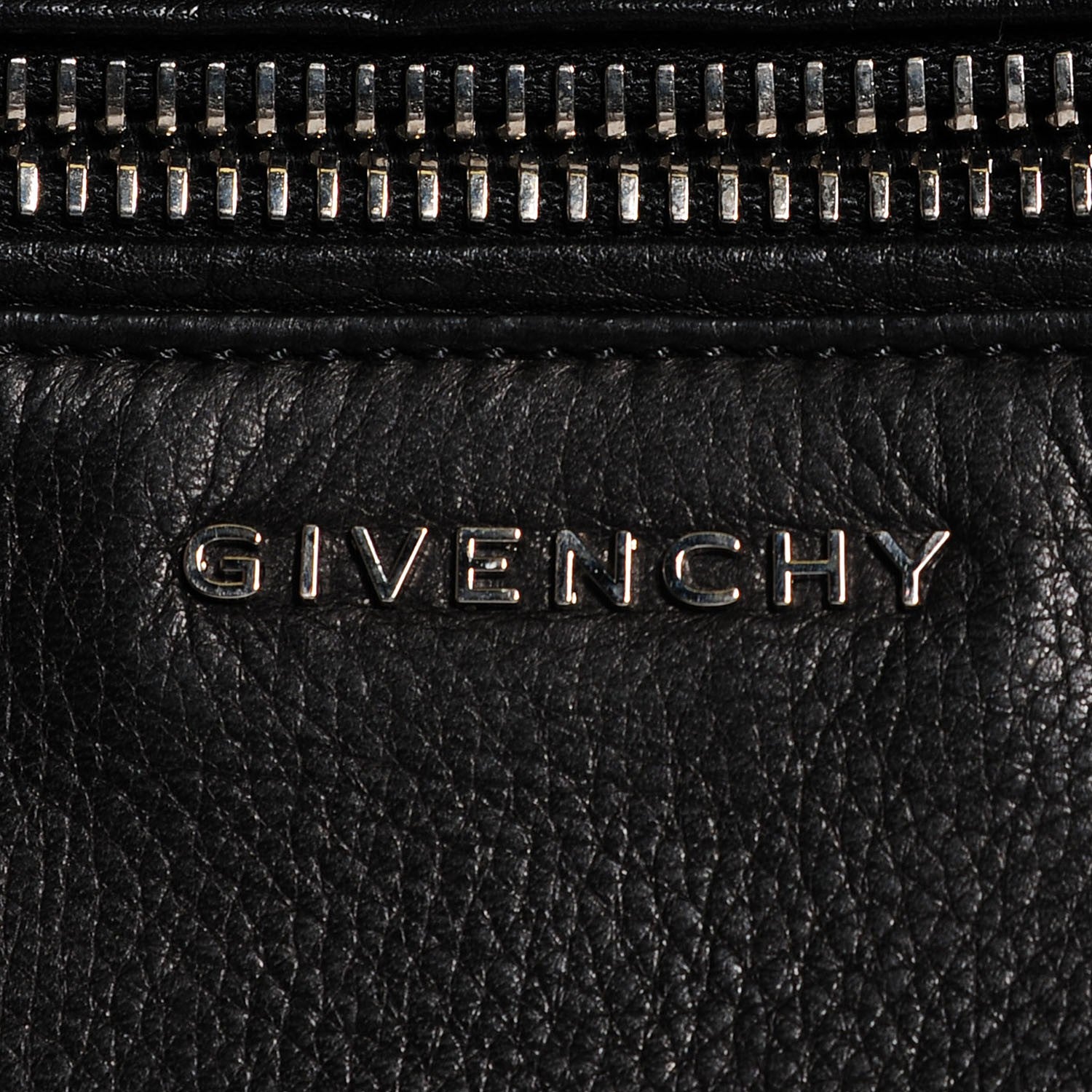 Givenchy Waxy Grained Calfskin Medium Pandora Pure Flap Bag Black 8 of 9