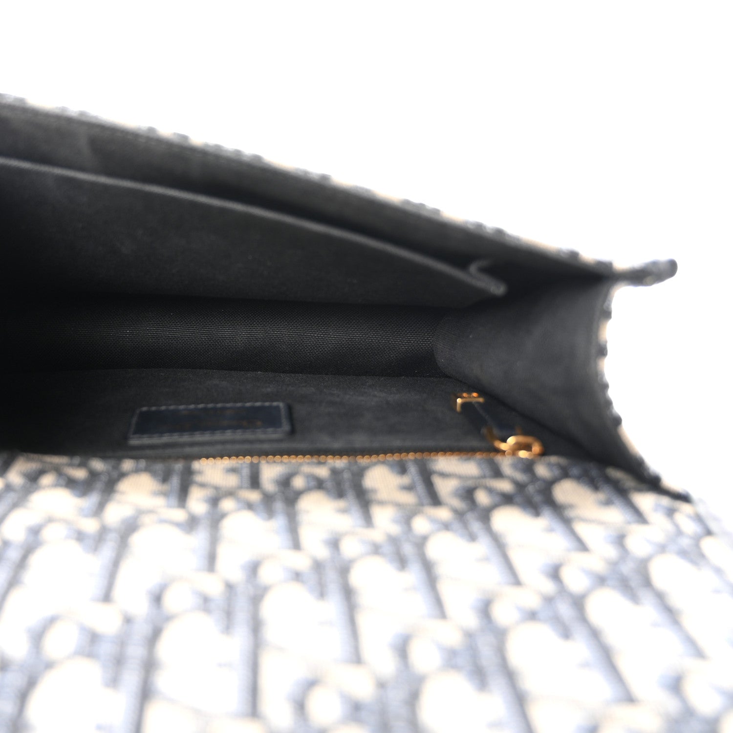 Christian Dior Oblique 30 Montaigne Flap Bag Blue 5 of 10