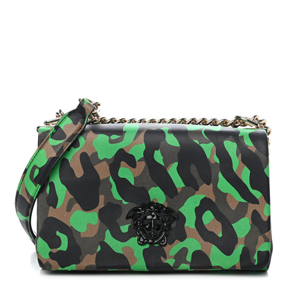 Versace Nappa Camouflage Print Palazzo Shoulder Bag Multicolor 1 of 8
