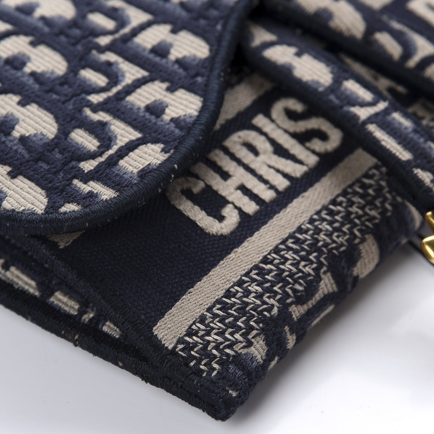 Oblique Slim Saddle Pouch Blue