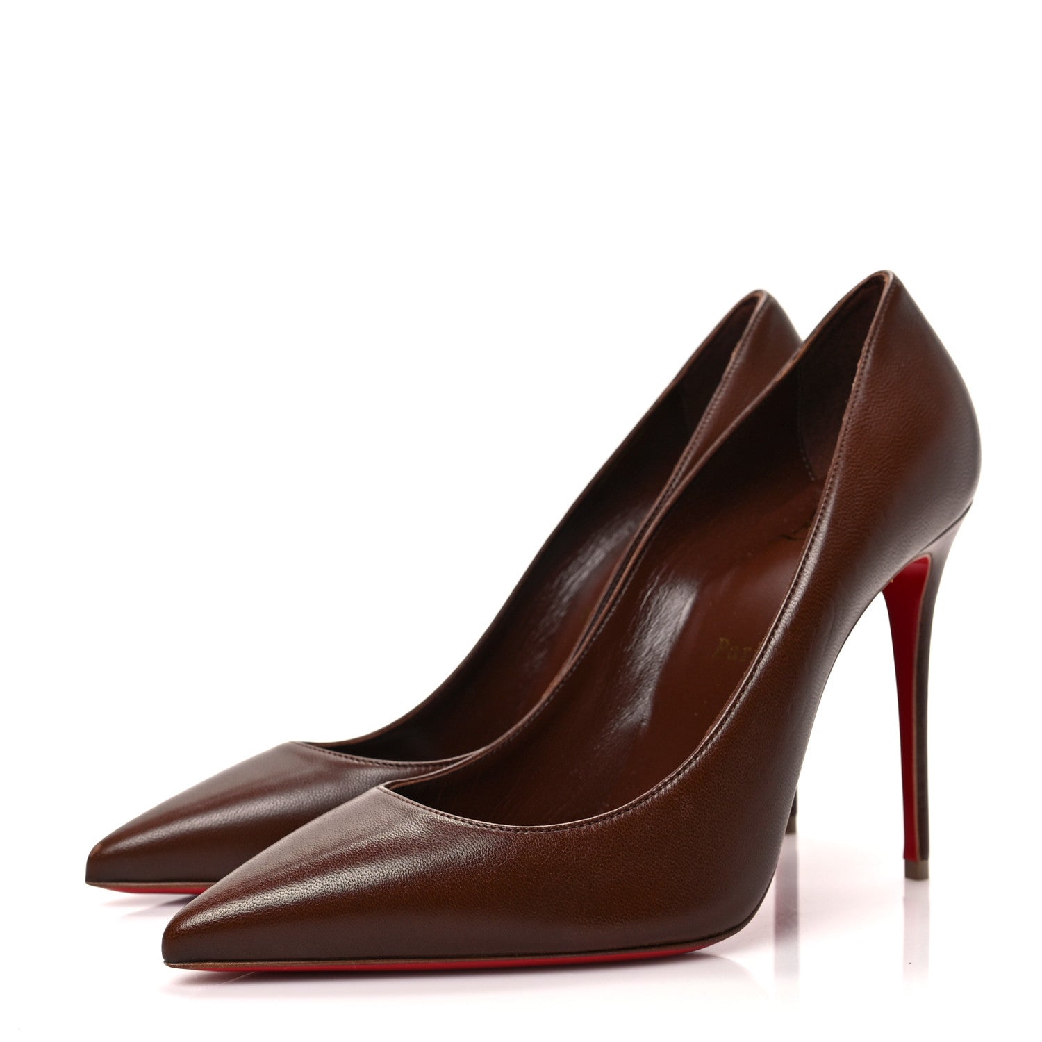 Christian Louboutin Nappa Kate 100 Pumps 38.5 Nude 8 3 of 8
