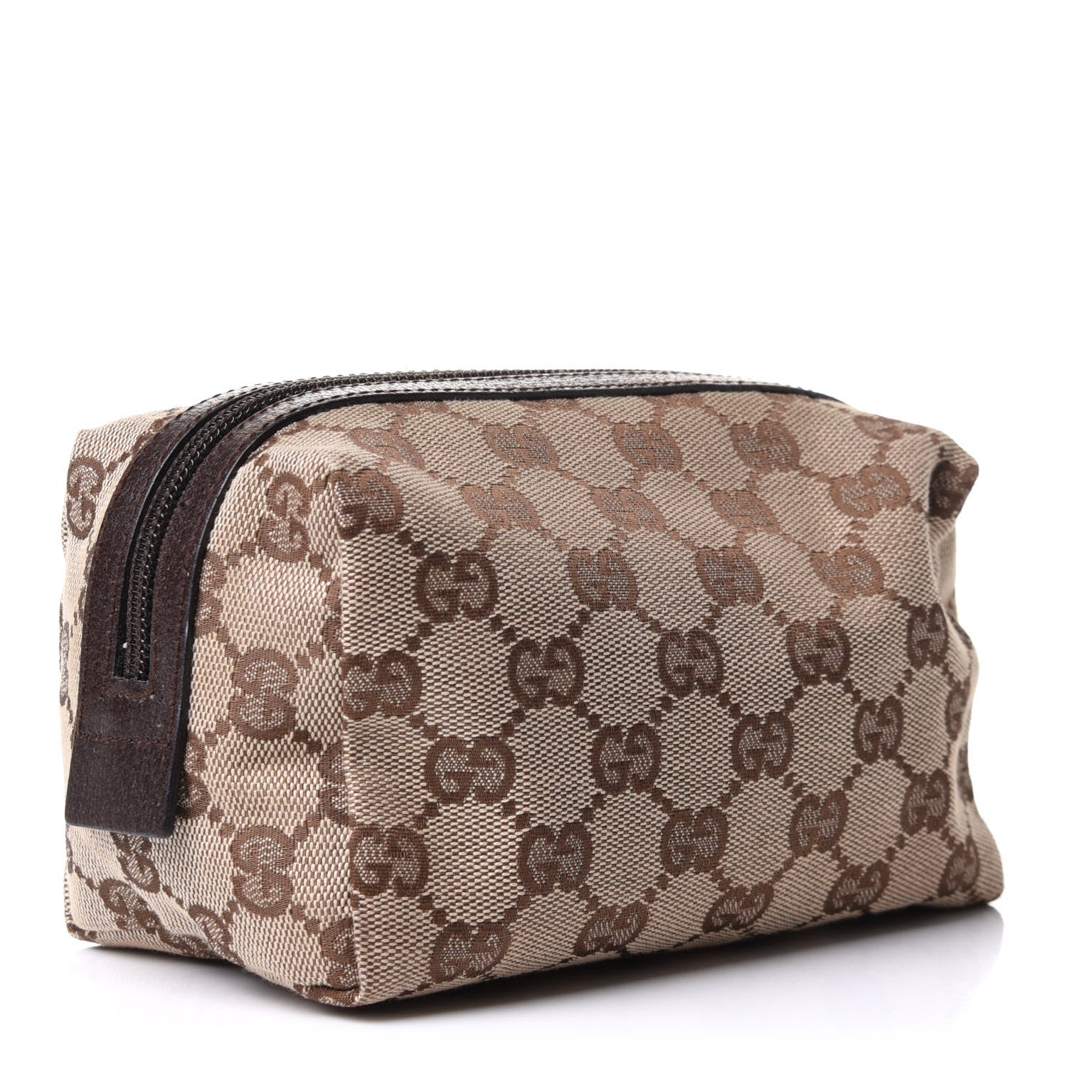 Gucci Monogram Large Cosmetic Case Brown 3 of 9