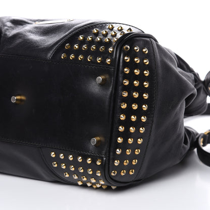 Burberry Lambskin Bridle Studs Small Canterbury Tote Black 10 of 16