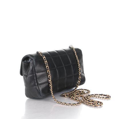 Chanel Lambskin Quilted Mini Chocolate Bar Flap Black 3 of 7