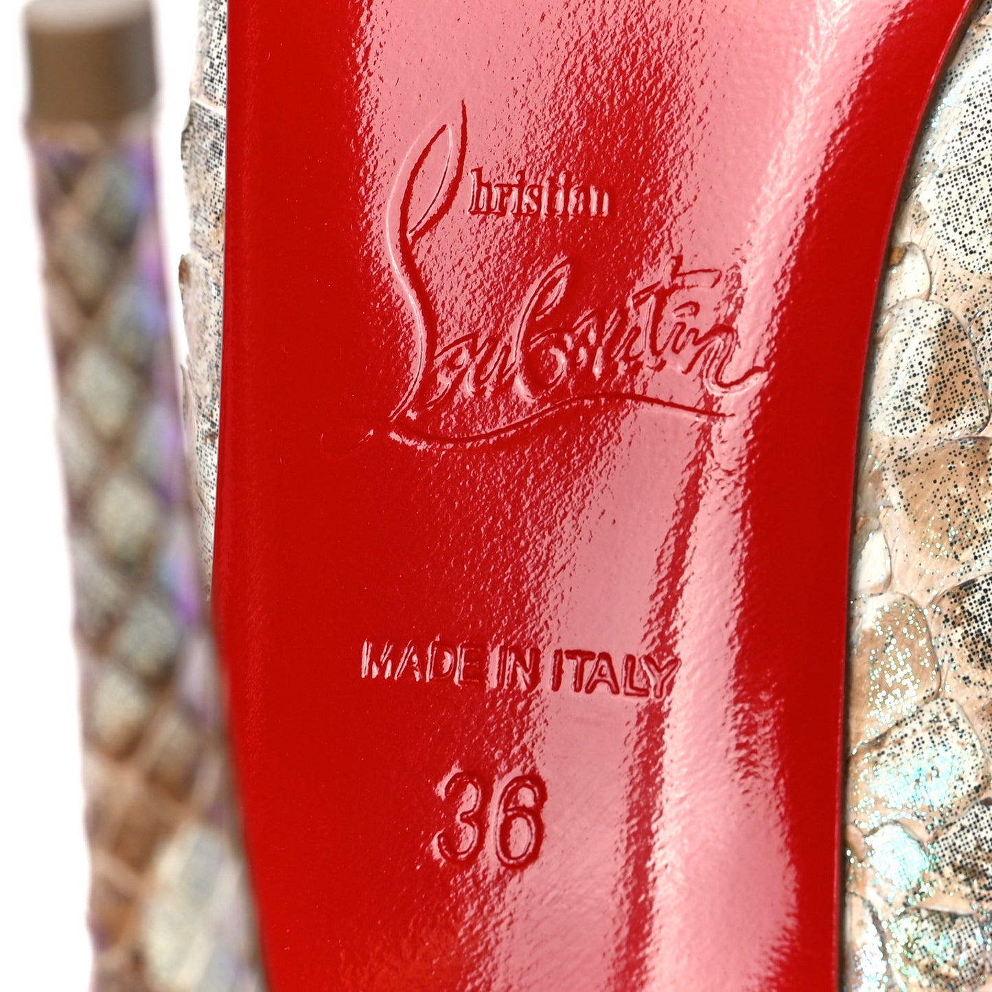 Snakeskin So Kate 120 Pumps 36 Multicolor
