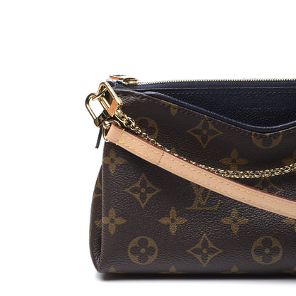 Louis Vuitton Monogram Pallas Clutch Blue Marine 9 of 11