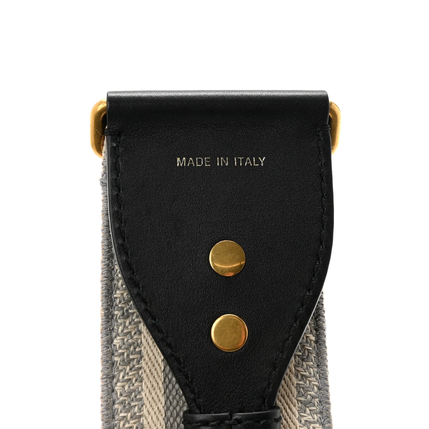 Christian Dior Canvas Embroidered Shoulder Strap Grey 5 of 5